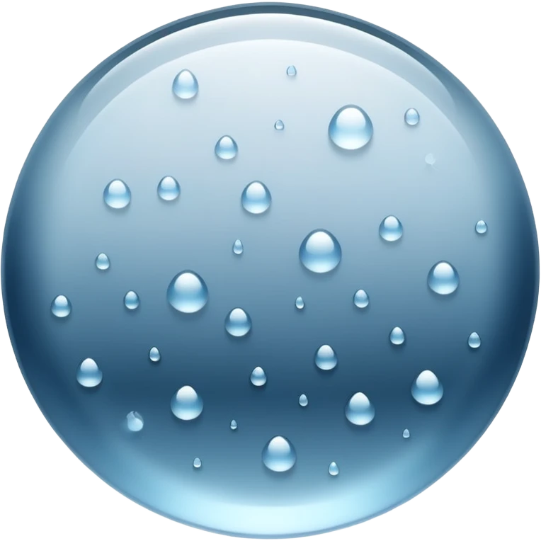 a close-up of a glass surface covered with small water droplets and light fog, as if from steam or humidity — some droplets sliding down slowly — soft reflections and blurred transparency give a realistic misty look — clean, glossy design with gentle lighting emoji