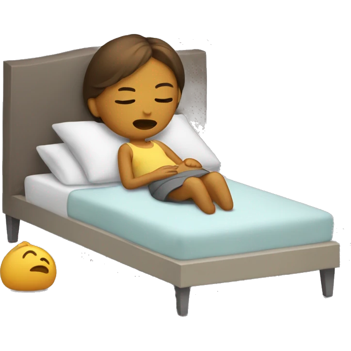 chica dormida emoji