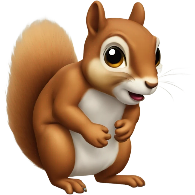 Idiot squirrel  emoji