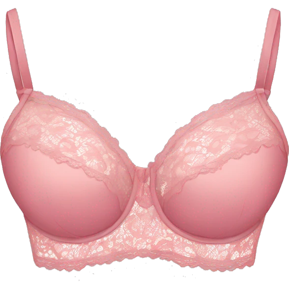 pink lace bra emoji