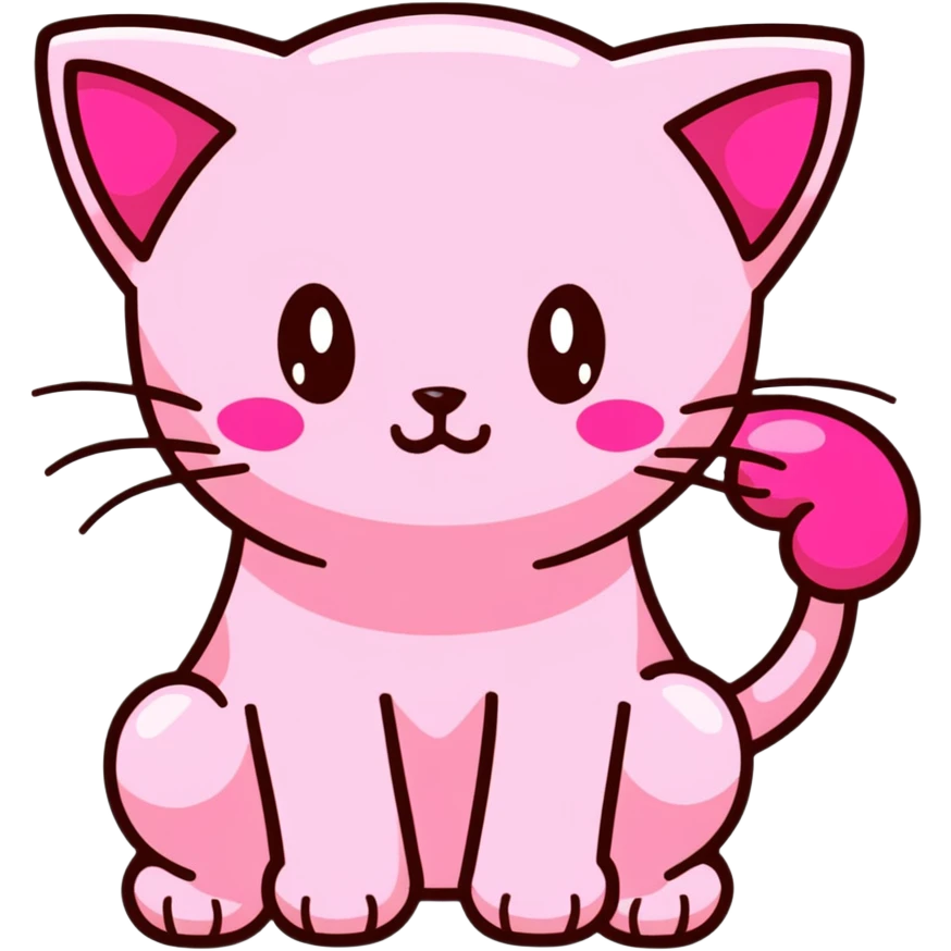 pink Mew Pokemon emoji