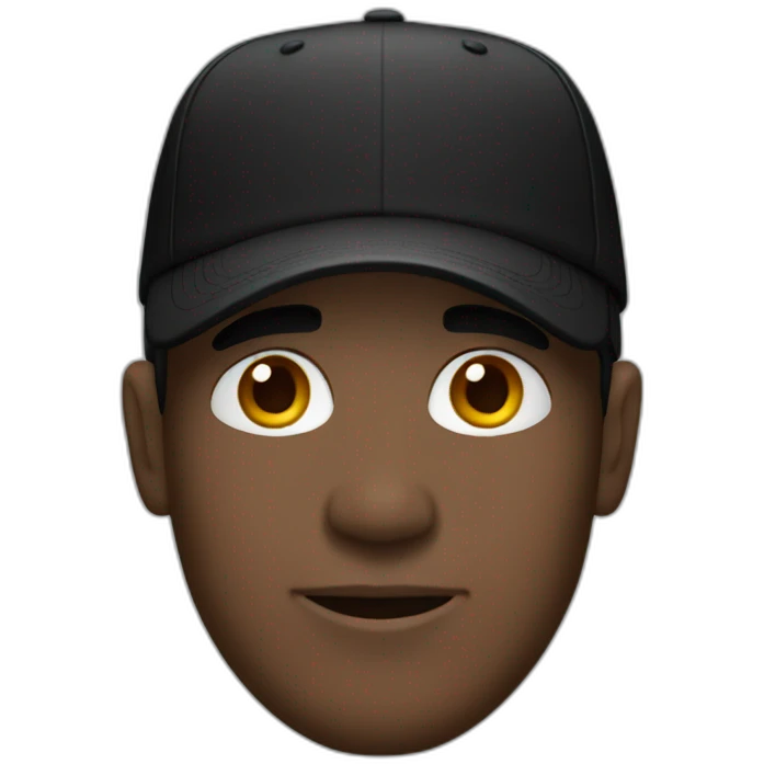 Man in black cap emoji