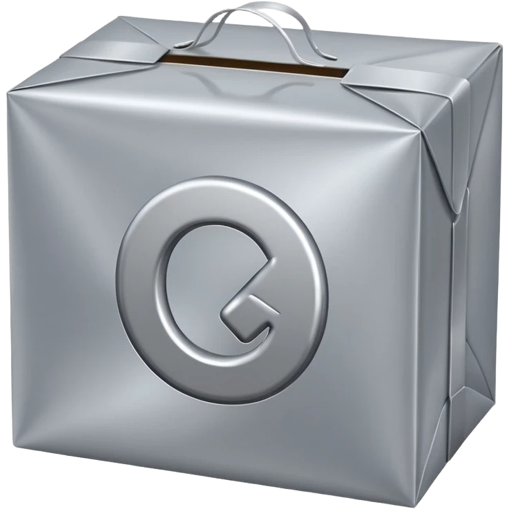 The percentage (%) symbol on the package emoji