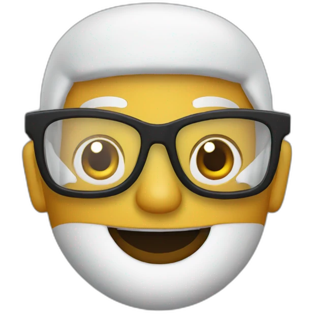 Caponata with glasses emoji
