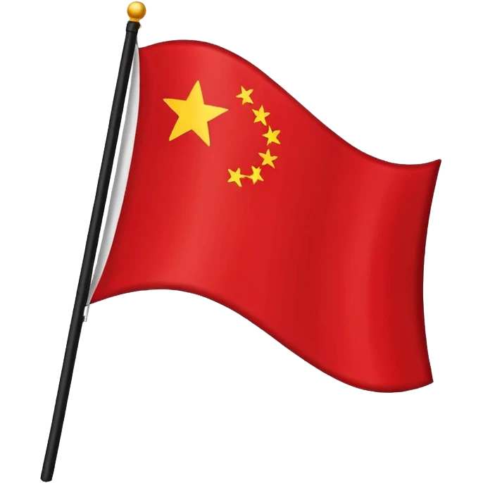 Creat an flag win red and black colour emoji