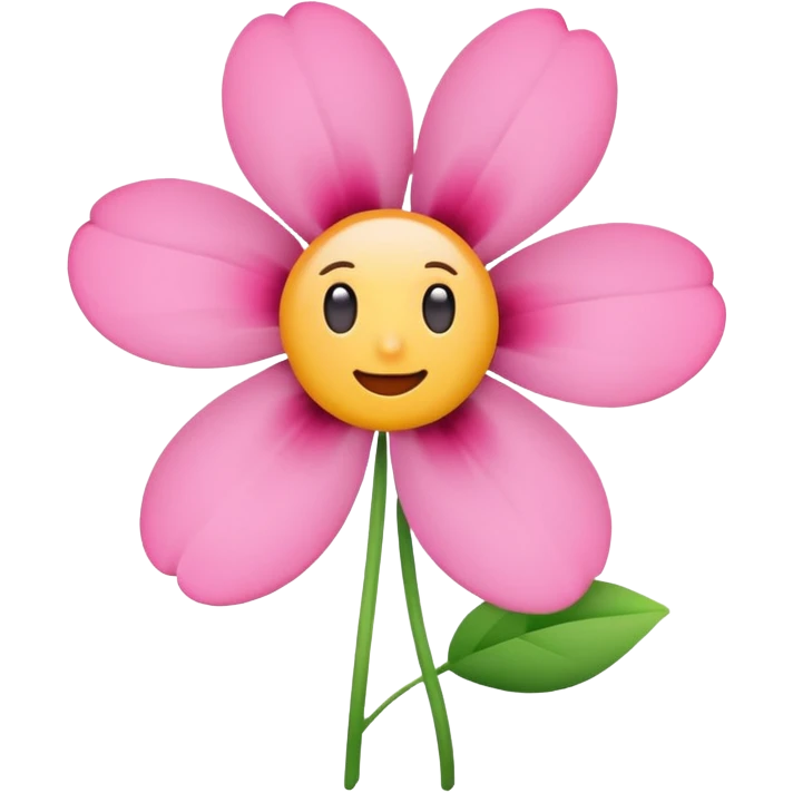 pink flower aesthetic minimal emoji emoji