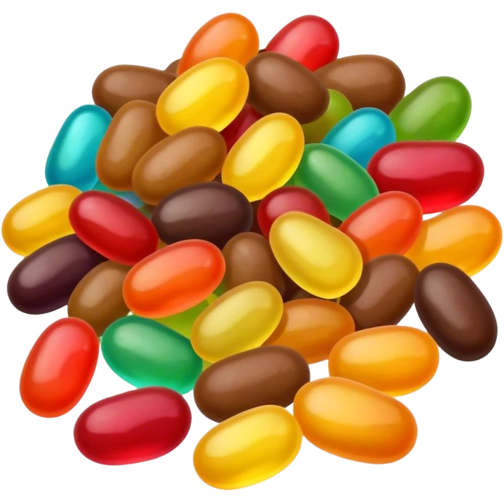 jelly bean poop emoji