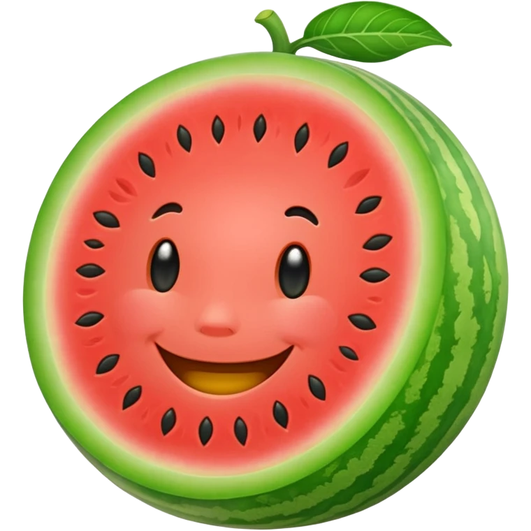 smiling melon emoji