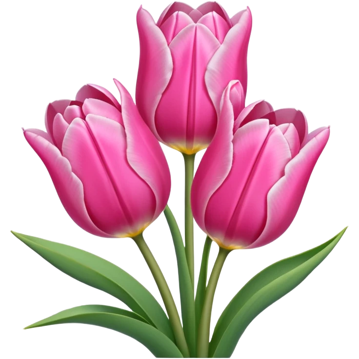 Tulipanes rosados emoji