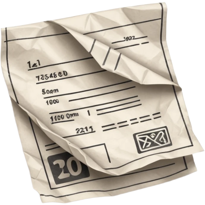 receipt emoji
