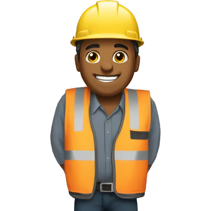 Raul on the construction site emoji
