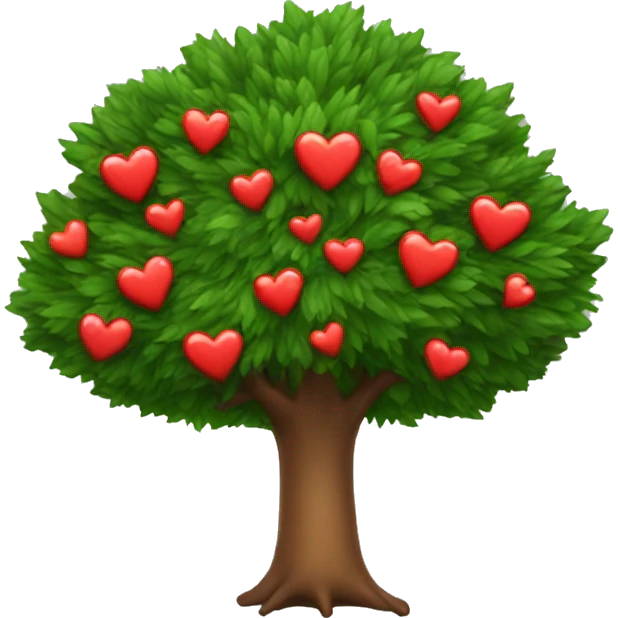 Tree chiritsmas Heart  emoji