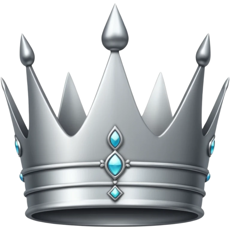 silver crown emoji