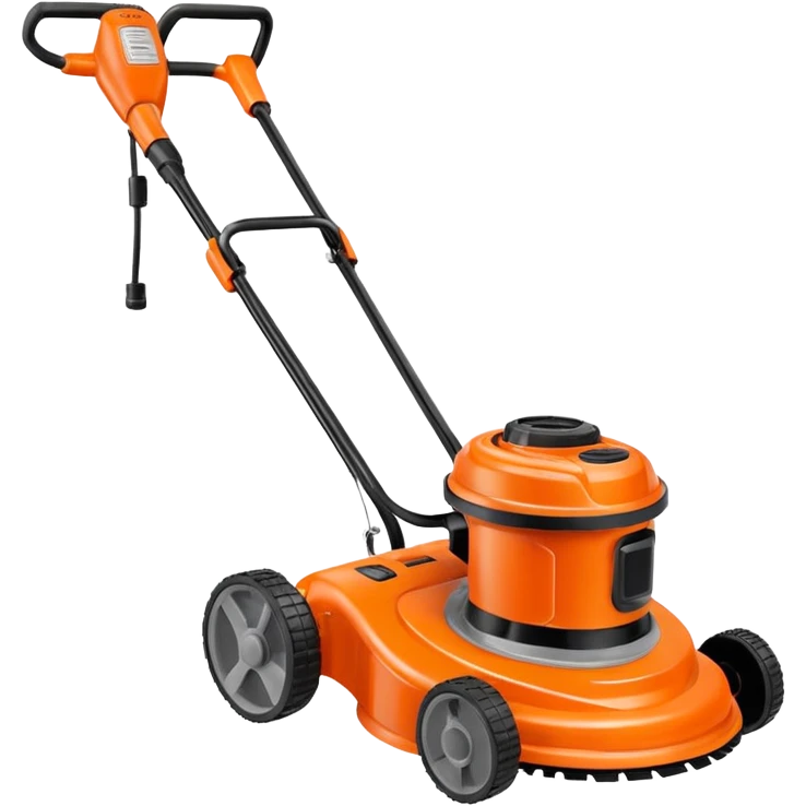 Echo lawn trimmer with  orange  emoji