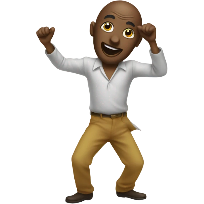 Dancing eyebakl emoji
