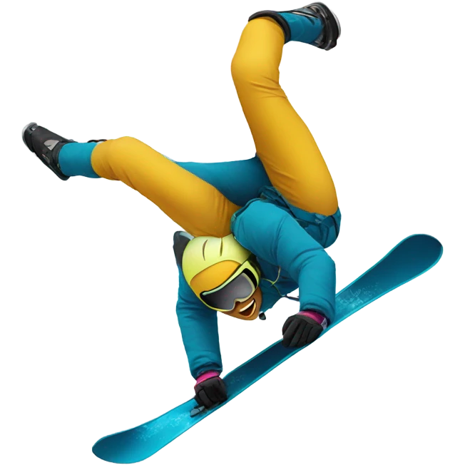 Backflip on skis emoji