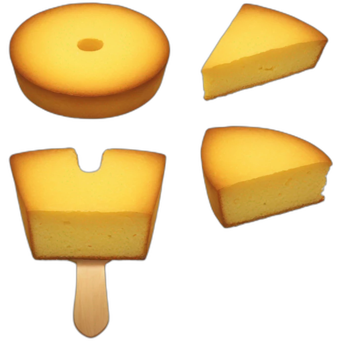 cornbread with an angry face emoji