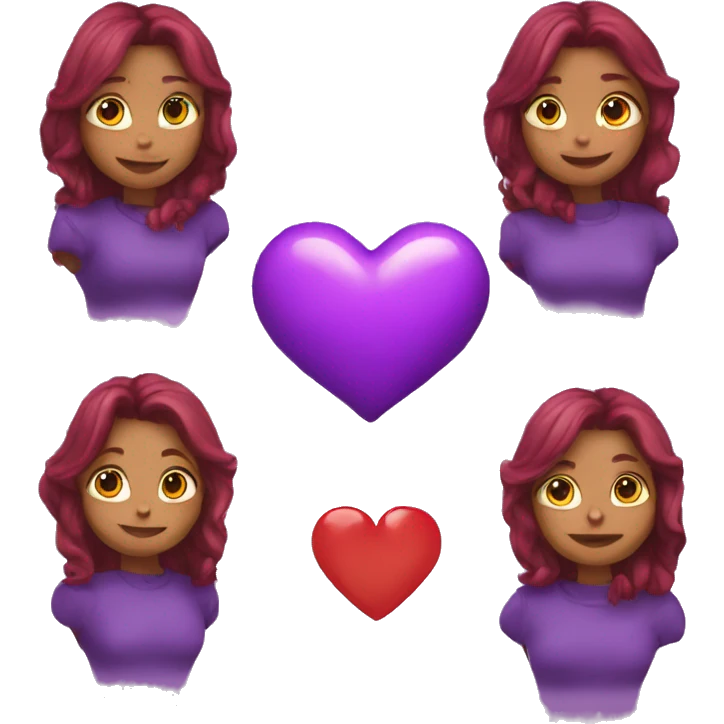 Corazón morado  emoji