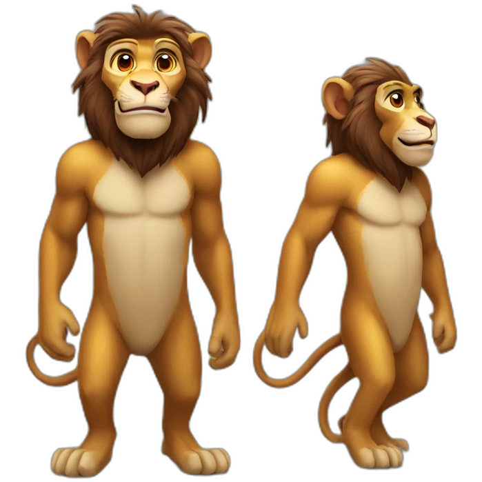 Lion king monkey emoji