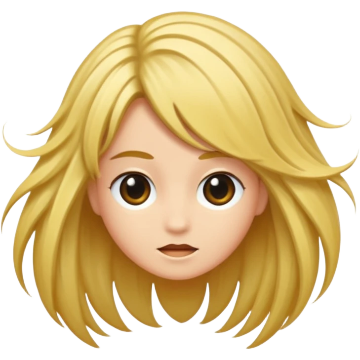 hair flyaways emoji