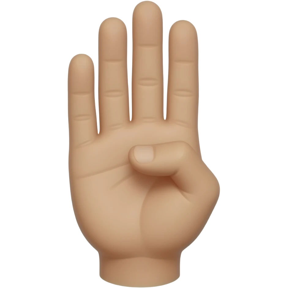 3 finger salute emoji