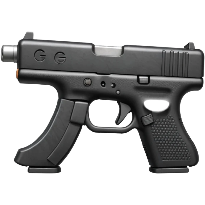Make a Glock with a drum mag emoji