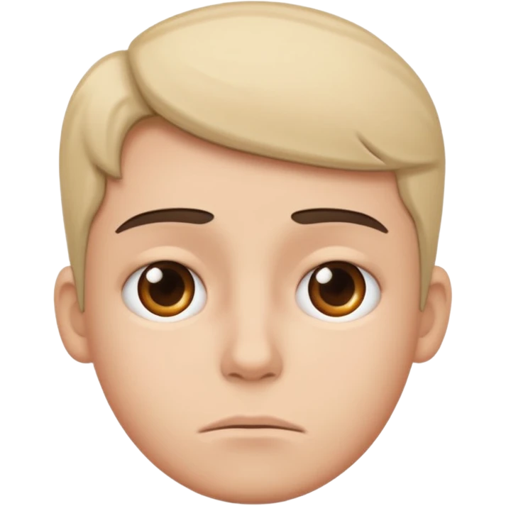 Bored face emoji