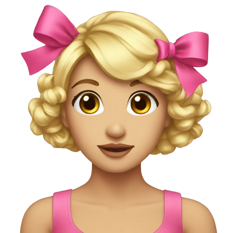 coquette bow emoji