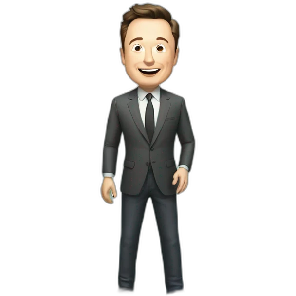 elon musk qui boit de l'eau emoji