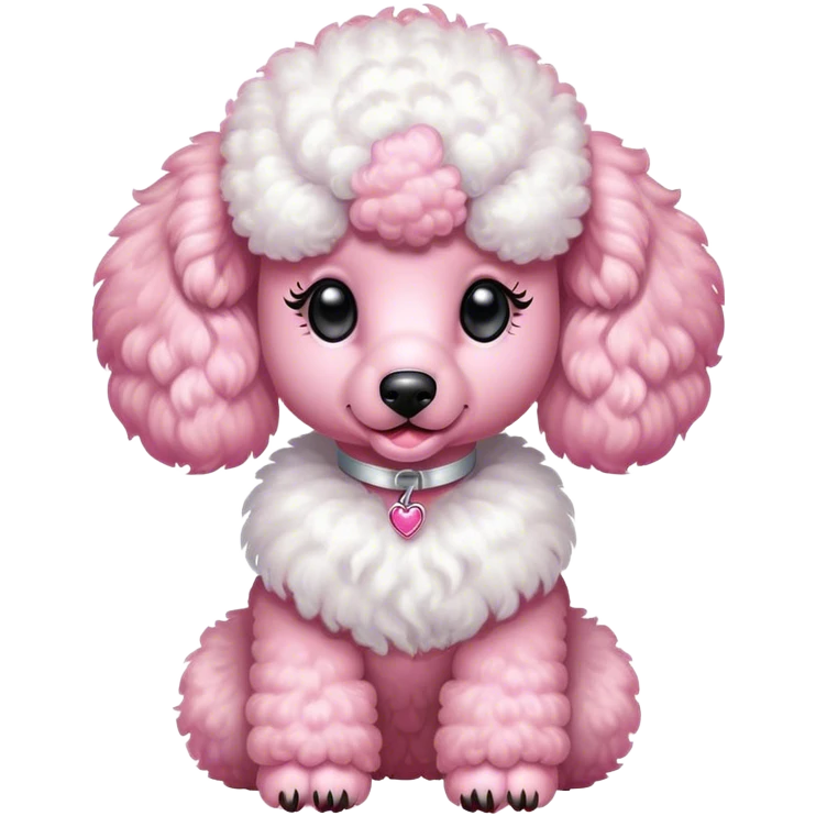 Pink Disney poodle emoji