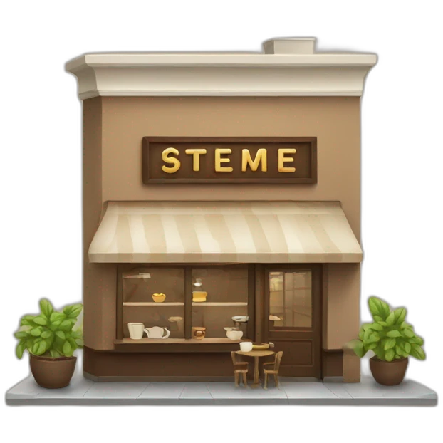 Coffee shop emoji