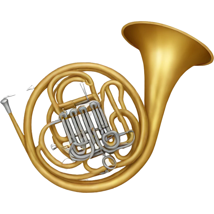 French horn emoji
