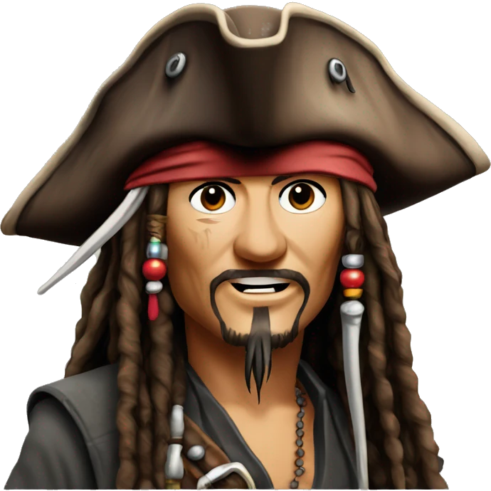 jack sparrow johnny depp emoji
