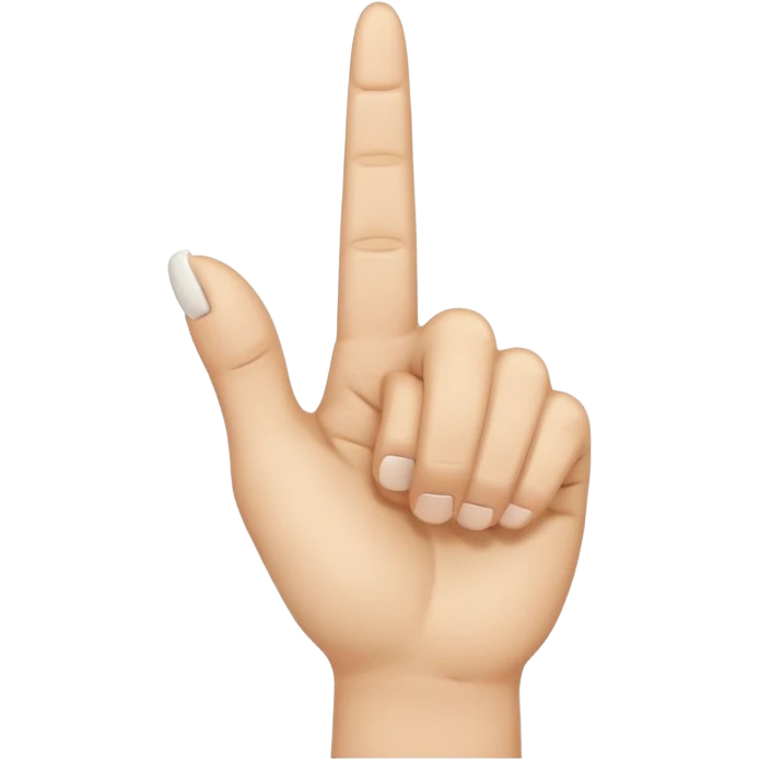 i want to create simple enoji for whatsapp the amojy of hand with the middle finger down emoji