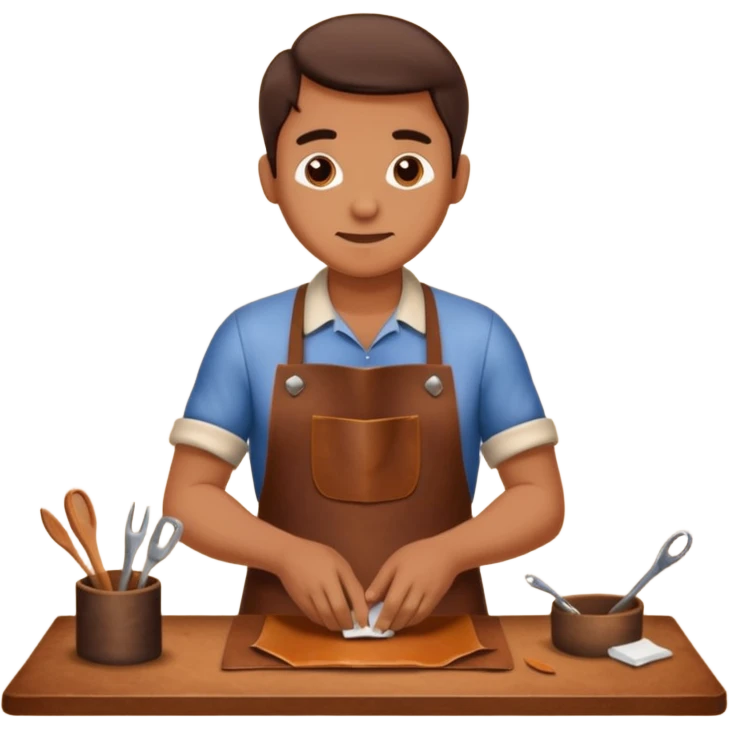 Leather Craft Worker emoji