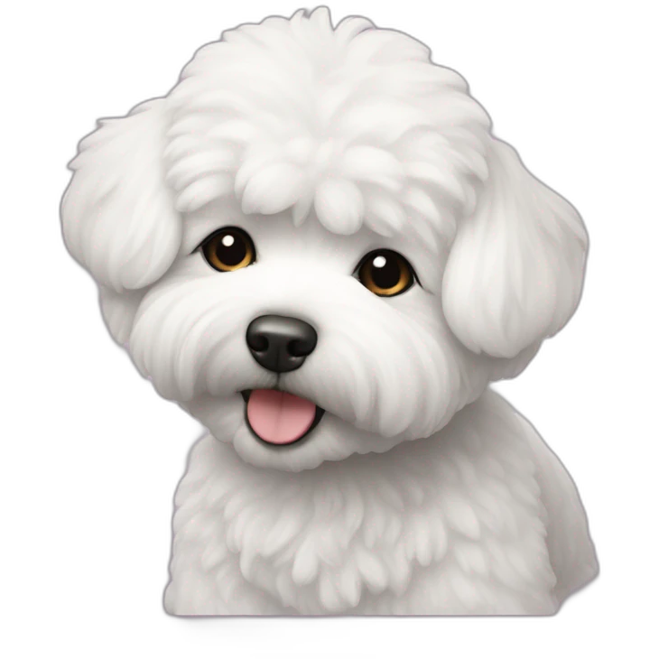 Bichon havanais black emoji
