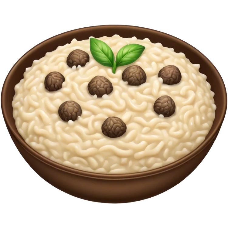 Truffle risotto emoji