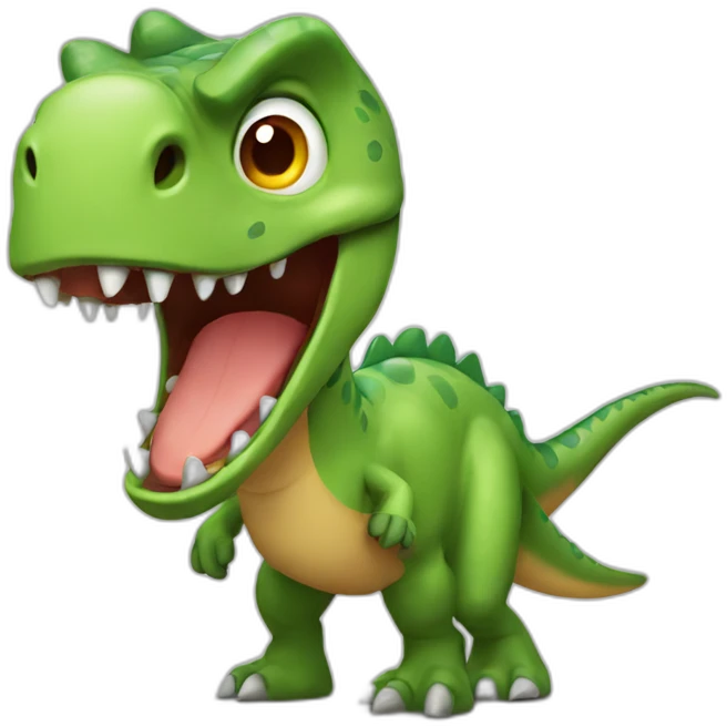 funny dinosaur emoji