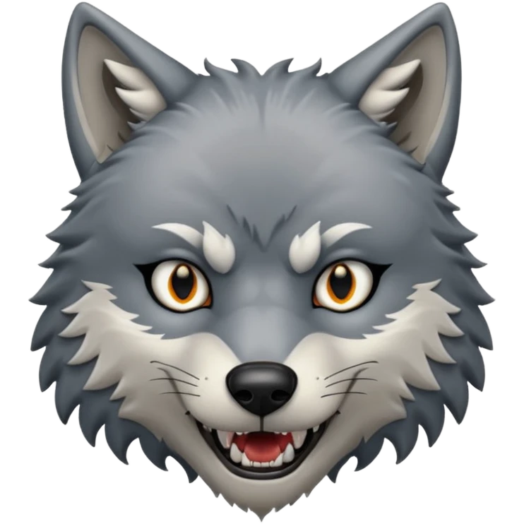 Wolf face emoji