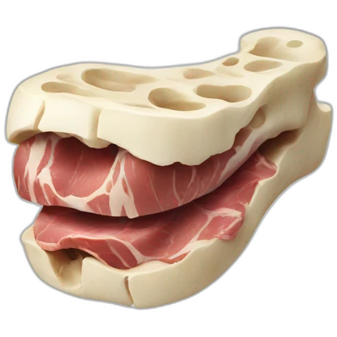 bone with meat emoji