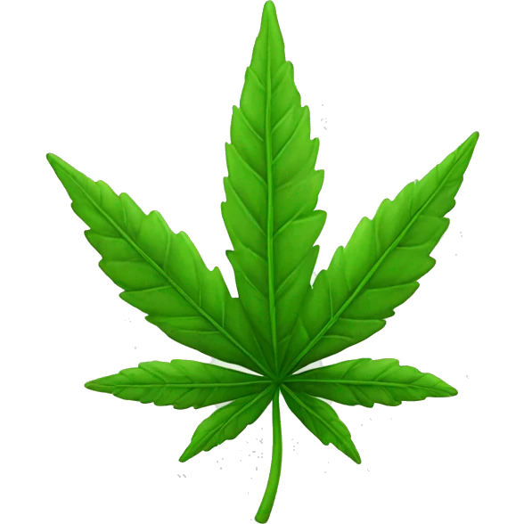 Weed leaf emoji