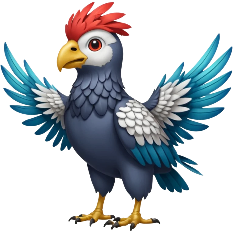 Braviary-Fakémon-hybrid-creature (full body)  emoji