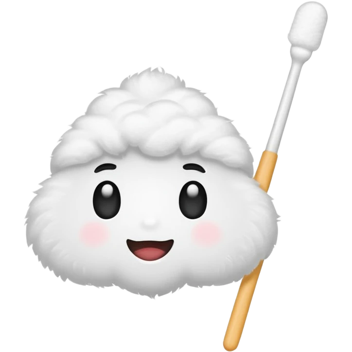 Cotton swab emoji