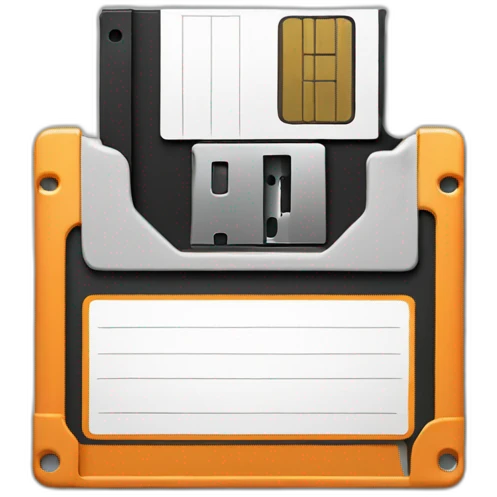 Realistic Floppy disk emoji