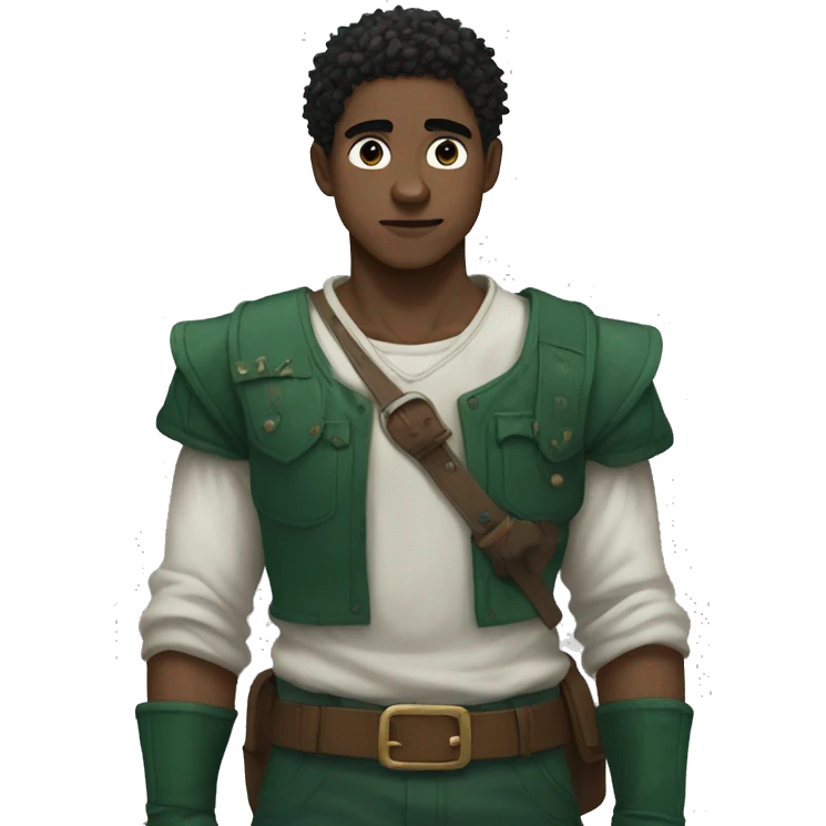Aryan with deku emoji