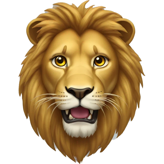 lion with laser eyes emoji