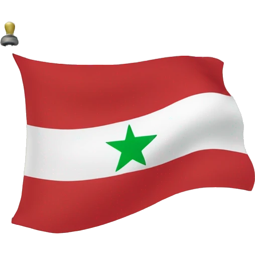 New flag of Syria emoji