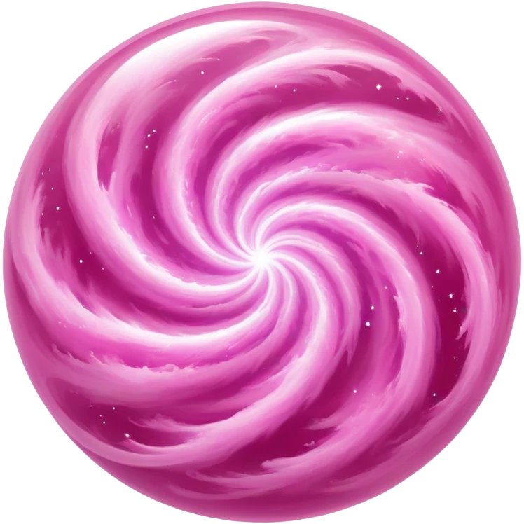 Pink nebula ball  emoji