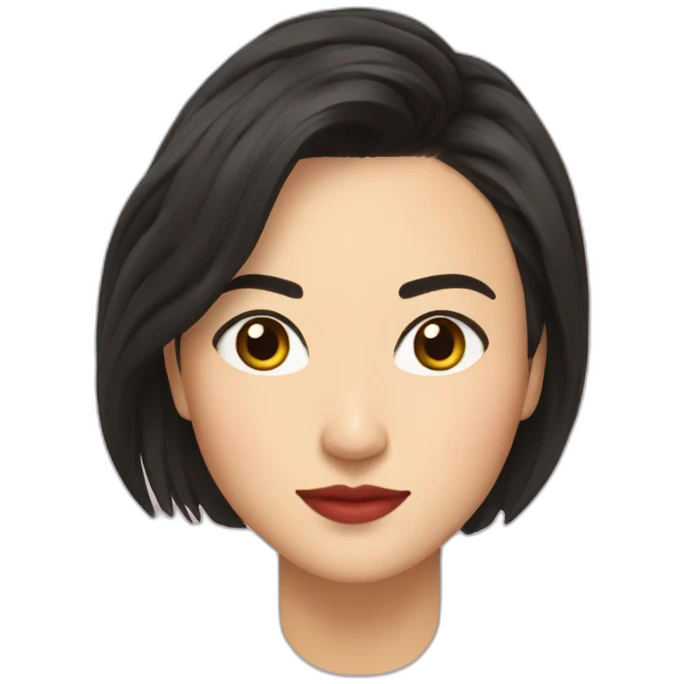 Jessica henwick with short bob and Jade earrings emoji