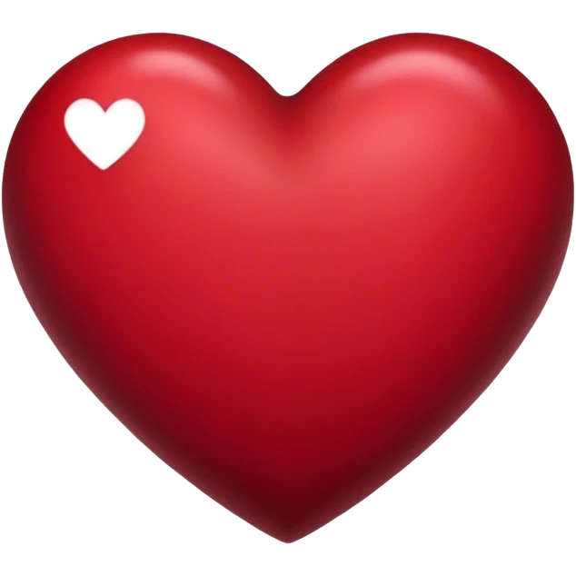 dark red heart emoji